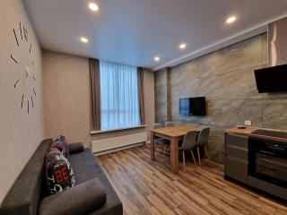 Стильная 2-ком квартира в ЖК Грани с крутым видом Район Подстанции, Дафи - 3