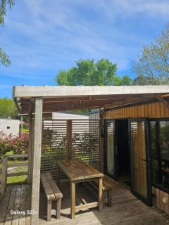 Mobil-Home tout confort climatisé 6p Camping Homair Mayotte Vacances accèc direct Lac - Biscarrosse - 1