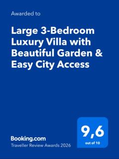 Luxury Villa with Beautiful Garden & Easy City Access - 8