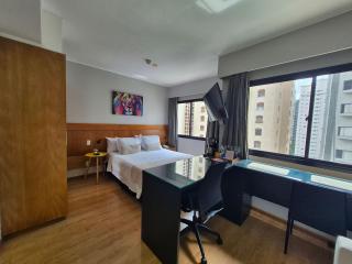 Flat Hotel Moema com piscina e sofá cama(Apto 508) - 8