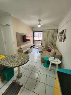 Apartamento 200m da Praia Piscina Vista Mar 4 Hospedes Garagem - 6