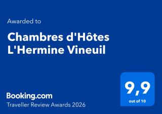 Chambres d'Hôtes L'Hermine Vineuil - 9