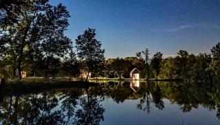 Peaceful Mini A-Frame Stay with Fire Pit & Grill in Humboldt, Kansas - 1