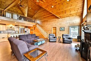 Expansive Getaway Designed for Gatherings with Game Room & Scenic Decks in Stamford, New York - 4