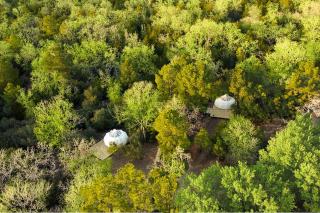 Scenic Glamping Tent Stay with Cozy Lounge Space in Smithville, Texas - 0