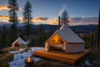 Boutique Glamping Retreat with Elevated Views and Serenity in Sandpoint, Idaho - 5