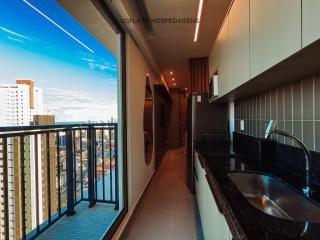 Flat com Vista Mar em Manaíra | 3 hóspedes - 5