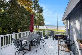 Cozy A Frame Waterfront Chalet Dock Fireplace - 6