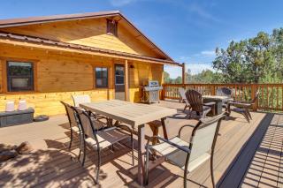 Walk to Private Lake! Family Cabin w/ Large Decks - 7