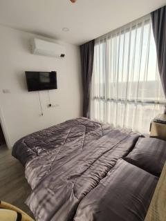 Bangkok Chaophraya River View in The Clev Riverline Condo near MRT l Pier l Corner room - 1