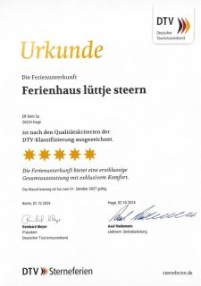 Ferienhaus Lüttje Steern 5 Sterne - 1