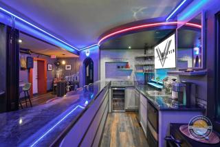 Event Lounge with Pool Table and Arcade - 8