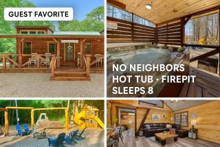 Cozy Secluded King Best LocationHot TubFirepit - 0