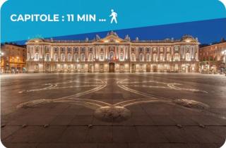 T4 Authentique Toulousain Fully equiped- 3bed 5person hypercentre - 2