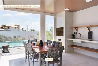 Flamboyant: casa moderna no Praia Canoé c/ rooftop - 8