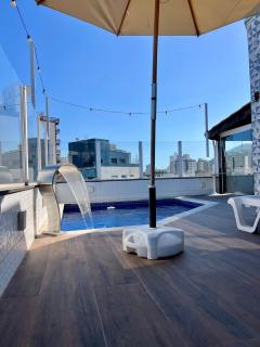 Maravilhosa Cobertura no Guarujá!!! 3 Suites Ar condicionado piscina privativa - 0