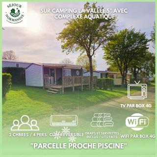 Houlgate-153- Mobilhome cosy 4 personnes Camping 5 étoiles - 0