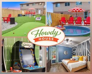Howdy House -Pool, Putt Putt, Arcade, Fire pit, 8 mins to World Cup - 0