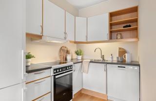 Sjøfront leilighet med terrasse og parkering - sentralt - 4