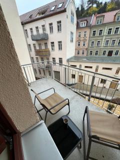 Palais Green - Altstadt, Balkon Richtung Weinberge, nahe Burg 2SZ - 2