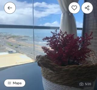 Studio com varanda e vista mar - 2