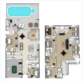 8 BD 6 BA Windsor Island 2177 LC - 9