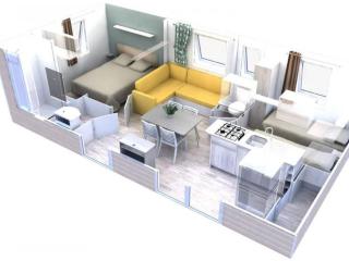 Mobil home confortable - 4 pers. - API-1-52-2510 - 3