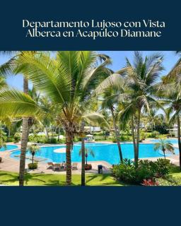 Lujoso Departamento con vista a alberca en Acapulco Diamante - 0