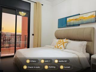 Family renovated Jbel sunset view Moroccan lounge Netflix 55 AC free parking near Marjane - Marrakesh - 0