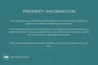 Free Parking- Sleeps 8 - 3 Bedrooms - City Centre - 7