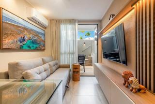 Flat pé na areia na praia de Porto de Galinhas com piscina privativa - 1