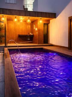 Apt em Taperapuã: piscina, churrasqueira e ar cond - 9