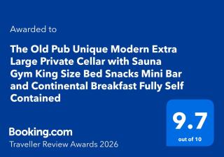 The Old Pub Unique Retreat Luxury Large Cellar including a Private Sauna Gym Kitchenette Dining Area Snacks Mini Bar and Breakfast Historically The Wiltshire Yeoman Pub built in the 1800s - 8