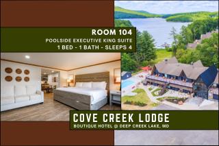 Cove Creek Lodge 104 Poolside Executive King Suite - 9