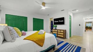 Resort Style Backyard Pool Movie Game Room - 6