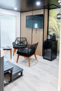 Séjour pro ou détente suite SPA PISCINE privés fibre jardin parking - 4