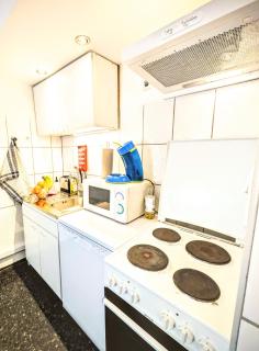 Monteurswohnung Kassel Ferienwohnung Kiwi Parkplatz Küche 1- 4 Personen EG Modern - 8