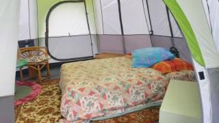 'Glamping' tents one of three to rent fully equipped private equipped kitchen tents too - 5
