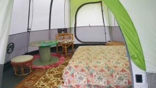'Glamping' tents one of three to rent fully equipped private equipped kitchen tents too - 6