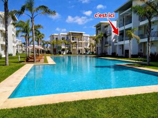 F3 Casabay beach sidi rahal vue sur piscine - 0