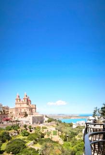 Modern Apartment with Stunning Mellieħa Church Views & Terrace - 0