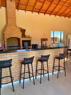 Cabana Completa Jacuzzi, Piscina, Área Gourmet em Porangaba - 5