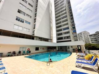 Relajante Vista al Mar, ApartaEstudio Piso Alto, Cerca Hotel Hilton, Dann Carlton, a pocos pasos del Mar - 9