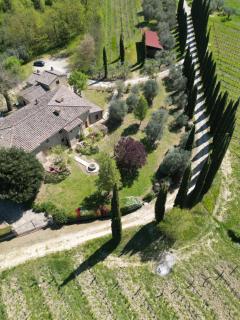 Croce di Bibbiano Apartaments with Pool in front of San Gimignano - 6
