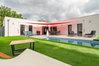 Villa 4 chambres avec piscine chauffée, La Palmyre Les Mathes, 8pers - 0