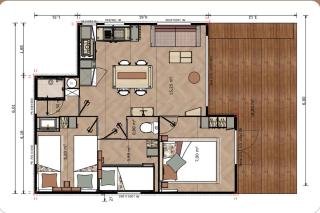 Camping les Pialades -Chalet Mimosa - 2