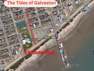 The Tides of Galveston Pet Friendly Walk to Beach - 0