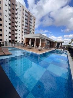 Lindo apto no Cond Lunar Nova Aruana - Vista para o mar, piscina, parquinho e academia - 8