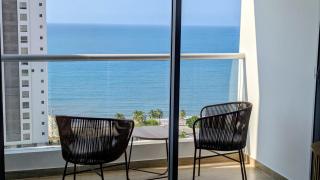 Apartamento Santa Marta en Salguero Sunset vista al mar con piscina y cerca a la playa 1707 - 9