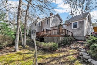 4BR Cape Cod Coastal Family Retreat Walk to Beach, Deck & BBQ Sleeps 12 near Ocean Backyard - 3